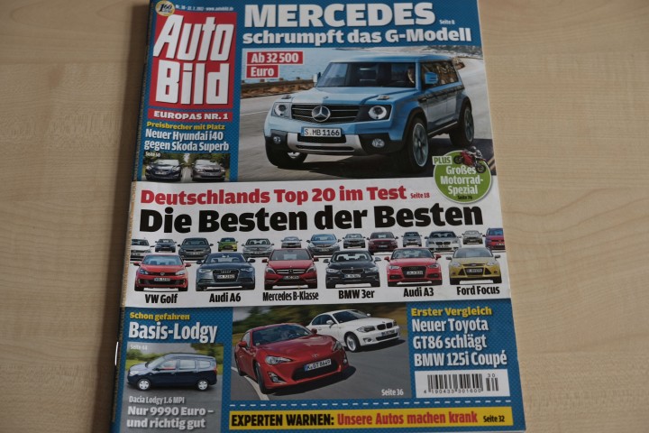 Deckblatt Auto Bild (30/2012)